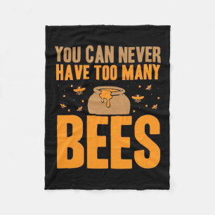 Couverture Polaire On Ne Peut Jamais Avoir Trop D'Abeilles