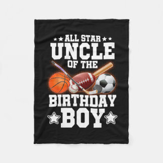 Couverture Polaire Oncle All Star Du Garçon D'anniversaire Sketll Foo
