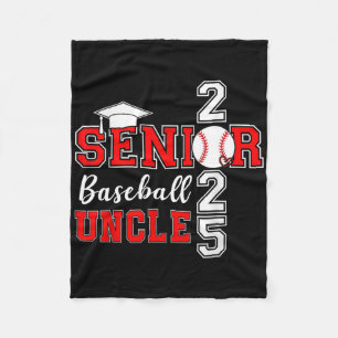 Couverture Polaire Oncle Baseball Senior 2025 Cl De 2025 Graduation F