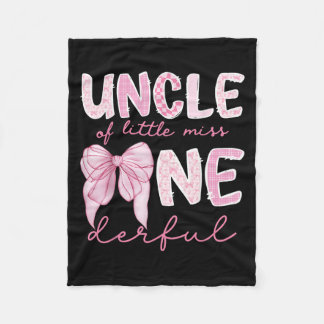 Couverture Polaire Oncle De La Petite Mlle Onederful Premier Annivers