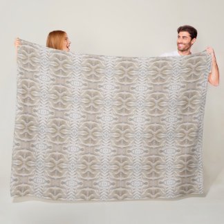 Couverture Polaire Ondulations sur un motif de plage de sable