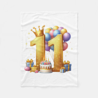Couverture Polaire Onzième anniversaire doré