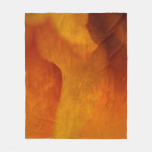 Couverture Polaire Orange rouille