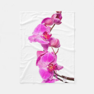 Couverture Polaire Orchidée