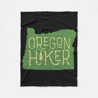Couverture Polaire Oregon Hiker Outdoors Clic Retro Randonnée Adventu