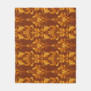 Couverture Polaire Ornate Damask : Vintage Elegant Fond d'écran