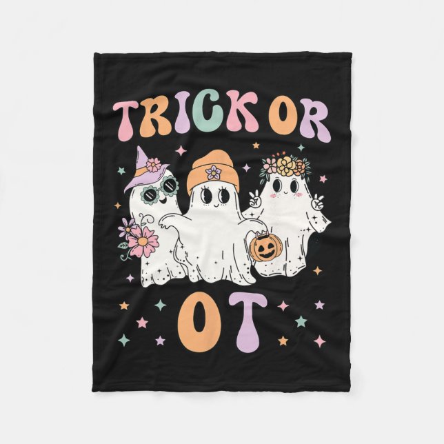 Couverture Polaire Ou Ot Thérapeutique Professionnelle Halloween Gho (Devant)