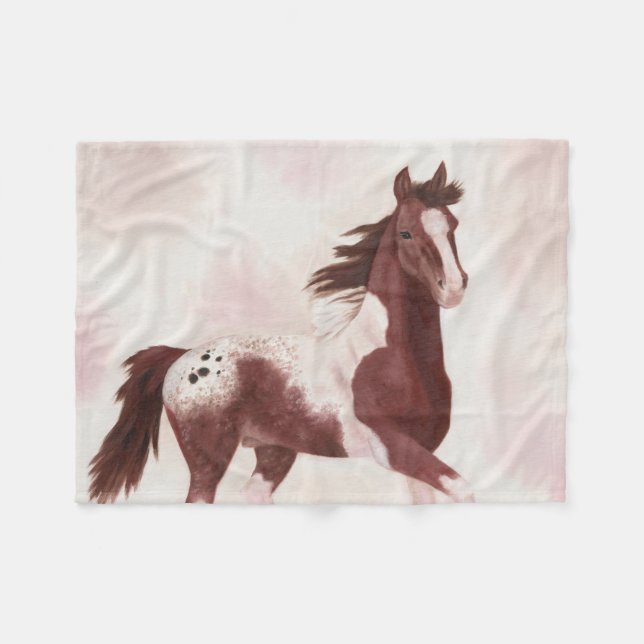 Couverture Polaire Ouatine de cheval de Pintaloosa (Devant (Horizontal))