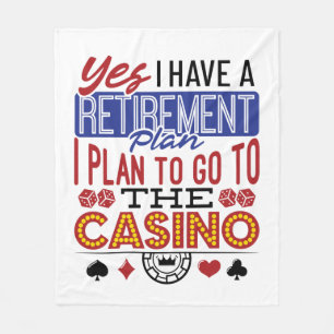Couverture Polaire Oui J'ai un plan de retraite Casino Gambler