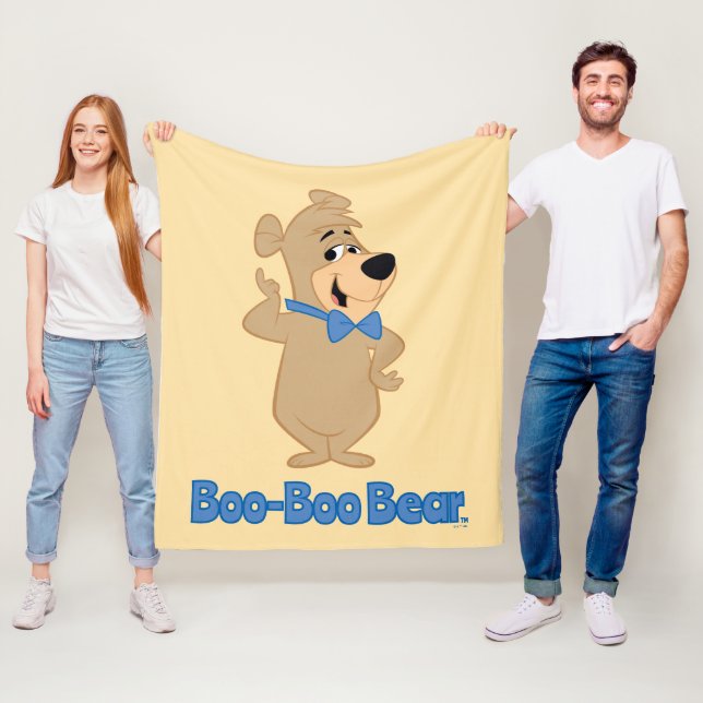 Couverture Polaire Ours Boo-Boo Précocieux (En situation)
