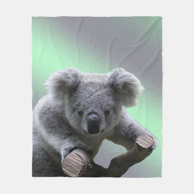 Couverture Polaire Ours de koala (Devant)