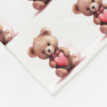 Ours en peluche au coeur