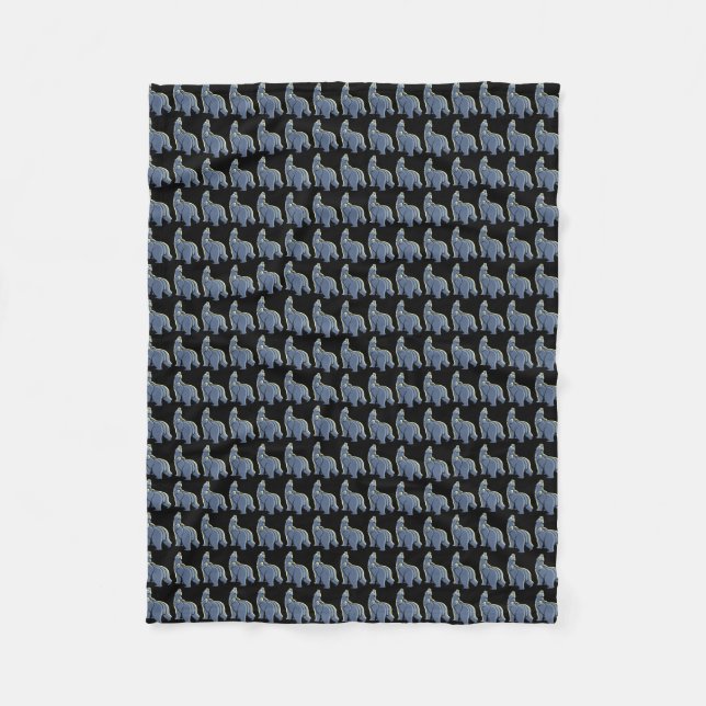 Couverture Polaire Ours Polaire Blanche Ours Art Fleece Blanches Cade (Devant)