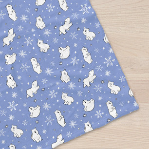 Couverture Polaire Ours polaires Hiver Merveilles Flammes de neige Ba