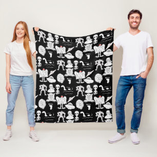 Couverture Polaire OVNI, Alien, Bigfoot Cryptid