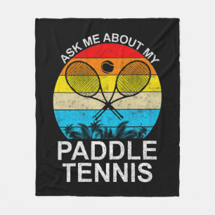 Couverture Polaire Paddle Tennis Table Tennis Professional Joueur Thé