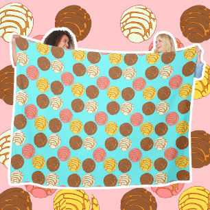 Couverture Polaire Pain sucré mexicain Pan Dulce Conchas