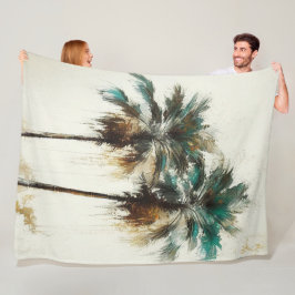 Couverture Polaire Palm Tree Tropical Fleece Blanket