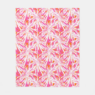 Couverture Polaire Palmettes tropicales