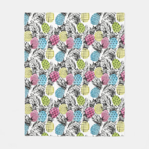 Couverture Polaire Palmiers de Grunge