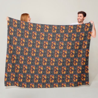 Couverture Polaire Pals citrouille