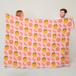 Couverture Polaire Pamplemousse