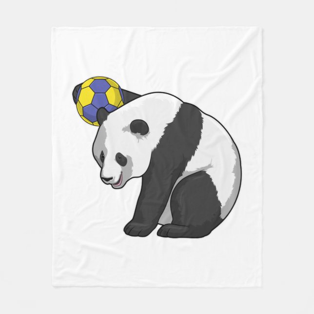 Couverture Polaire Panda dans les sports de handball (Devant)