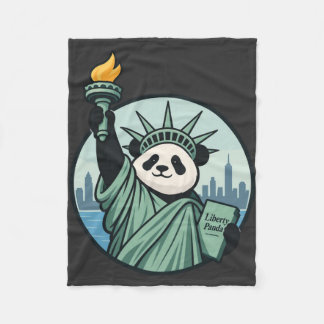 Couverture Polaire Panda de la Liberté