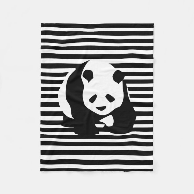 Couverture Polaire Panda géant (Devant)