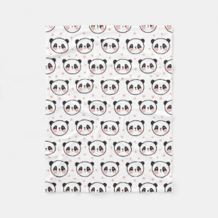Couverture Polaire Panda mignon
