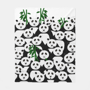 Couverture Polaire Pandas polaire Blanche