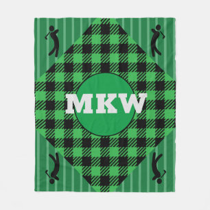 Couverture Polaire Panier de golf Monogrammed Fleece Thon