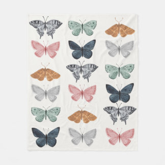 Couverture Polaire Panneau de bienvenue Baby Shower Boho Papillon Enc