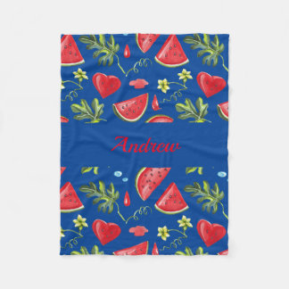 Couverture Polaire Pantalon De Pastèque Pour Bébés, Enfants, Adultes