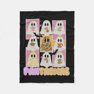 Couverture Polaire Pantasmas Pan Dulce Ghost Espagnol Mexicain Hallow