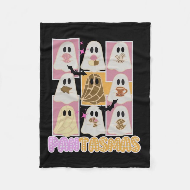 Couverture Polaire Pantasmas Pan Dulce Ghost Espagnol Mexicain Hallow (Devant)