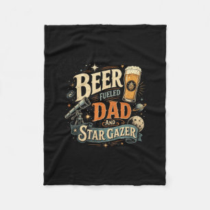 Couverture Polaire Papa bière contemplation des étoiles fête des père