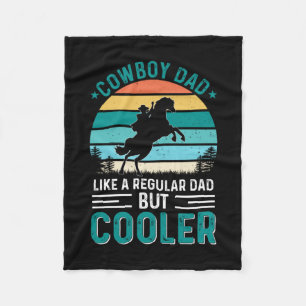 Couverture Polaire Papa Cowboy