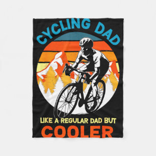 Couverture Polaire Papa cycliste comme un vélo ordinaire mais plus co