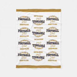 Couverture Polaire Papa De Football De Petite Taille