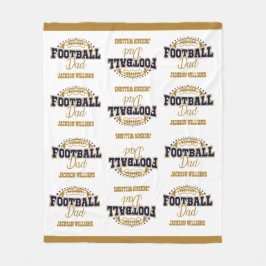 Couverture Polaire Papa De Football De Taille Moyenne