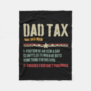 Couverture Polaire Papa Définition de l'impôt Fête des pères amusante