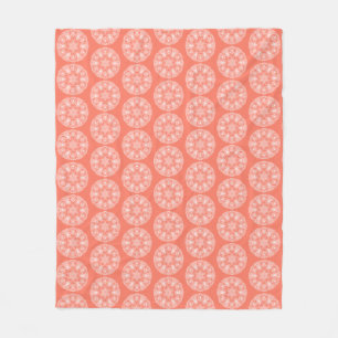 Couverture Polaire Papaya Mandala