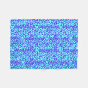 Couverture Polaire Papier à bulle d'art pop