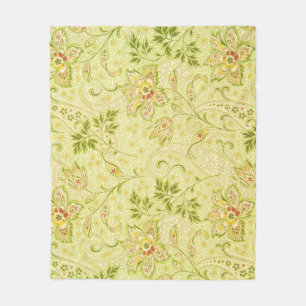 Couverture Polaire Papier peint floral classique : Vieille Élégance