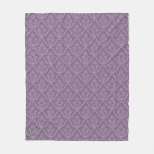 Couverture Polaire Papier peint floral pourpre