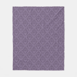 Couverture Polaire Papier peint floral pourpre 2