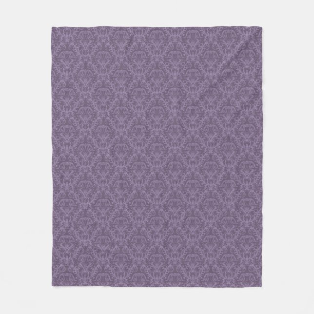 Couverture Polaire Papier peint pourpre de luxe (Devant)