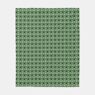 Couverture Polaire Papillon Abstrait Motif Sage vert