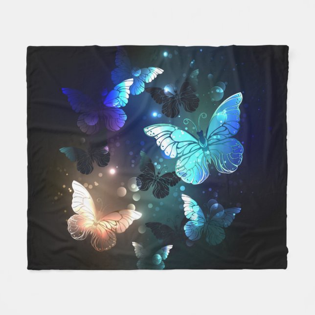 Couverture Polaire Papillon de nuit (Devant (Horizontal))